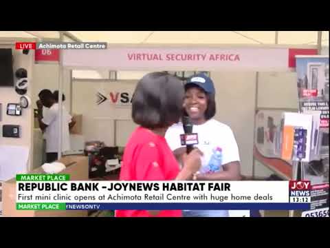 JoyNews Republic Bank Habitat Fair: 1st mini clinic opens at Achimota Retail Centre with huge deals