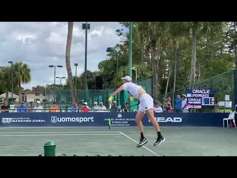 Martin Damm Jr playing in a Futures tournament!