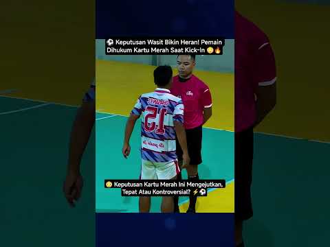 ⚽ Kejadian Mengejutkan Di Lapangan! Pemain Kena Kartu Merah Saat Kick-In 🔥😏