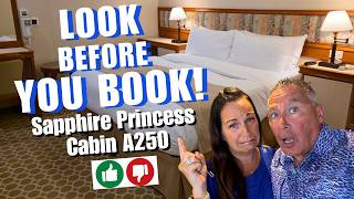 Sapphire Princess ADA Accessible Cabin Tour Inside Cabin A250 Sleeps 4