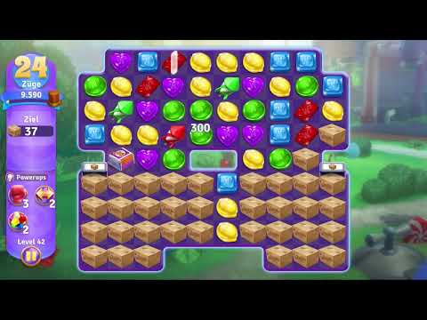 Wonka's World of Candy Level 42 no booster [Gameplay Walkthrough] [Zynga]