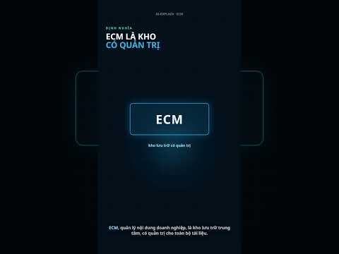 ECM governed content archive demo video thumbnail