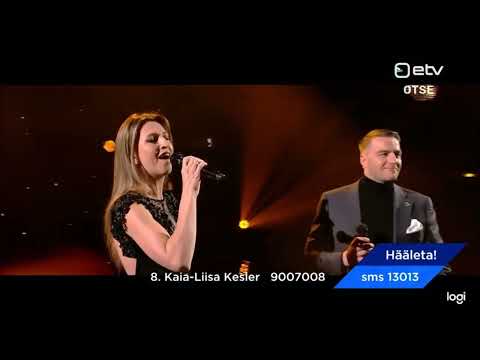 Maarja-Liis Ilus PRIIT LOOG Ivo Linna - Kaelakee hääl { Live @ Eesti Laul 2022 1st semi/1.poolfinaal