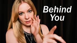 ASMR Behind You 👥  Ear to Ear Whispers, Binaural Triggers, 180°