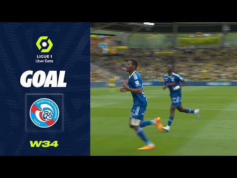 Goal Habib DIALLO (27' pen - RCSA) FC NANTES - RC STRASBOURG ALSACE (0-2) 22/23