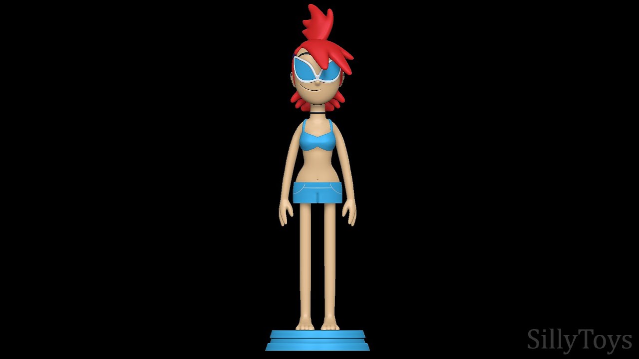 Frankie Foster Swimsuit - Fosters Home For Imaginary Friends 3D Print Model