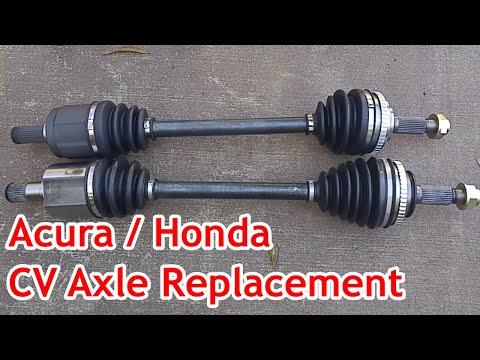 Acura TL / CL / Honda Accord - Easy How To CV Axle(s) Replacement!