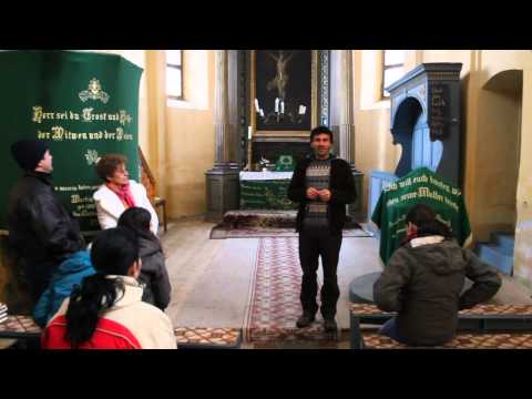 In biserica evanghelica din Hosman cu Stefan Vaida