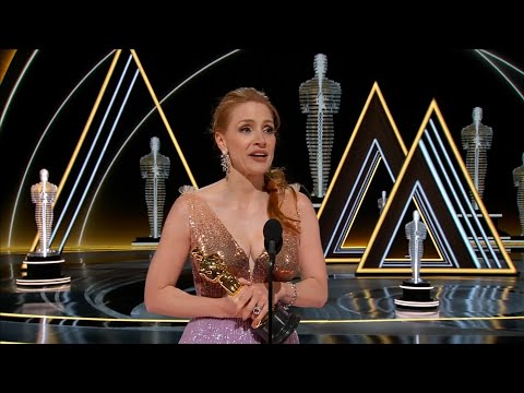 Jessica Chastain wins Best Actress for The Eyes of Tammy Faye