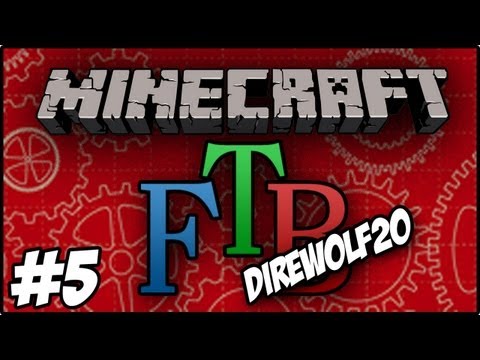 Minecraft: DireWolf20 Feed The Beast - Xychoridite Brick, Aluminum Torch and Linking Book #5
