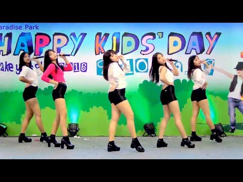 160109 Earliest cover EXID - Hot Pink + Up & Down @Paradise Park K-POPS 2016 (Audition)