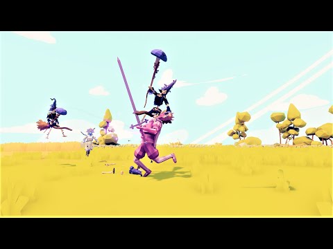 WITCH & BANSHEE VS EVERY UNIT #1- FARMER 2 MAP TOTALLY ACCURATE BATTLE SIMULATOR TABS GAMEPLAY