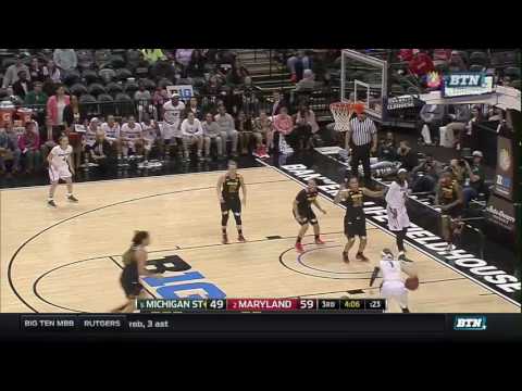馬里蘭VS密歇根州立大學 - 十大女子籃球錦標賽 (Maryland vs. Michigan State -  Big Ten Women's Basketball Tournament)