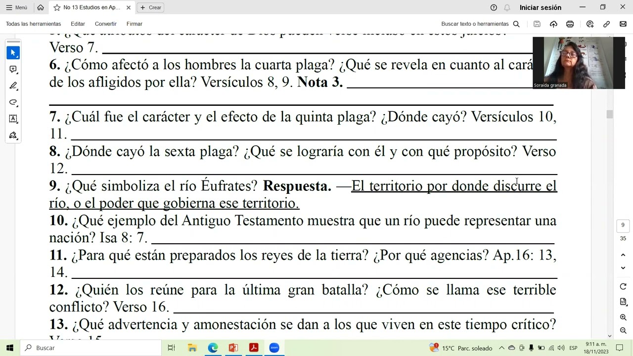 ESCUELA SABATICA 1918. "LAS PLAGAS". PARTE 2.