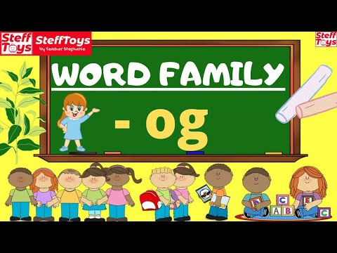 Word Family -og | How to Teach Phonics to Kids | CVC Words