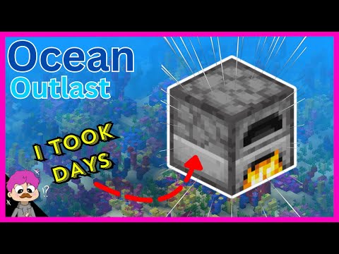 I spent DAYS Making a Furnace - Minecraft Ocean Outlast (Modded Expert Skyblock)