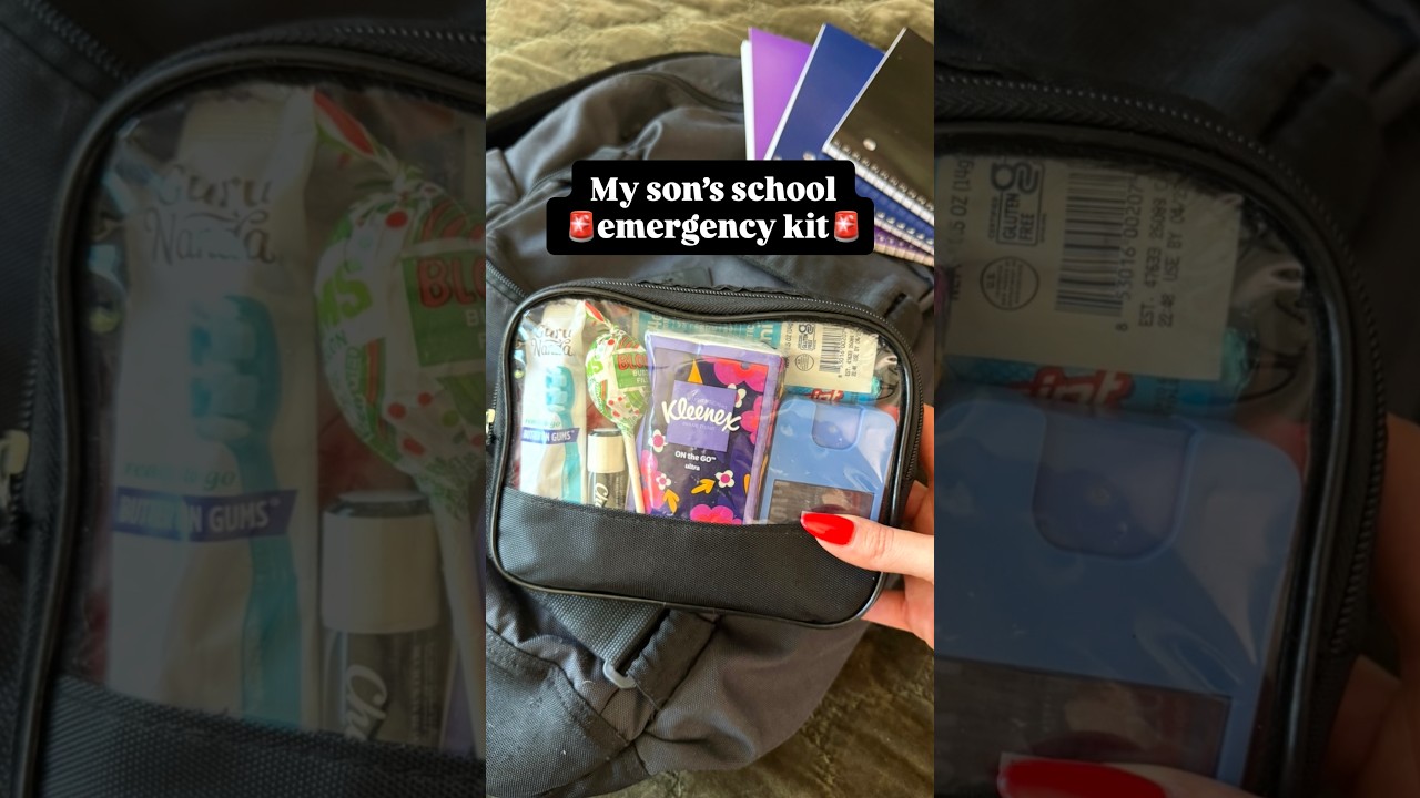 Emergency Kit I Pack for My Teen Son