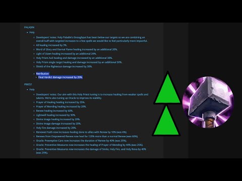 Massive Ret Buffs!!! March 25th Patch Notes