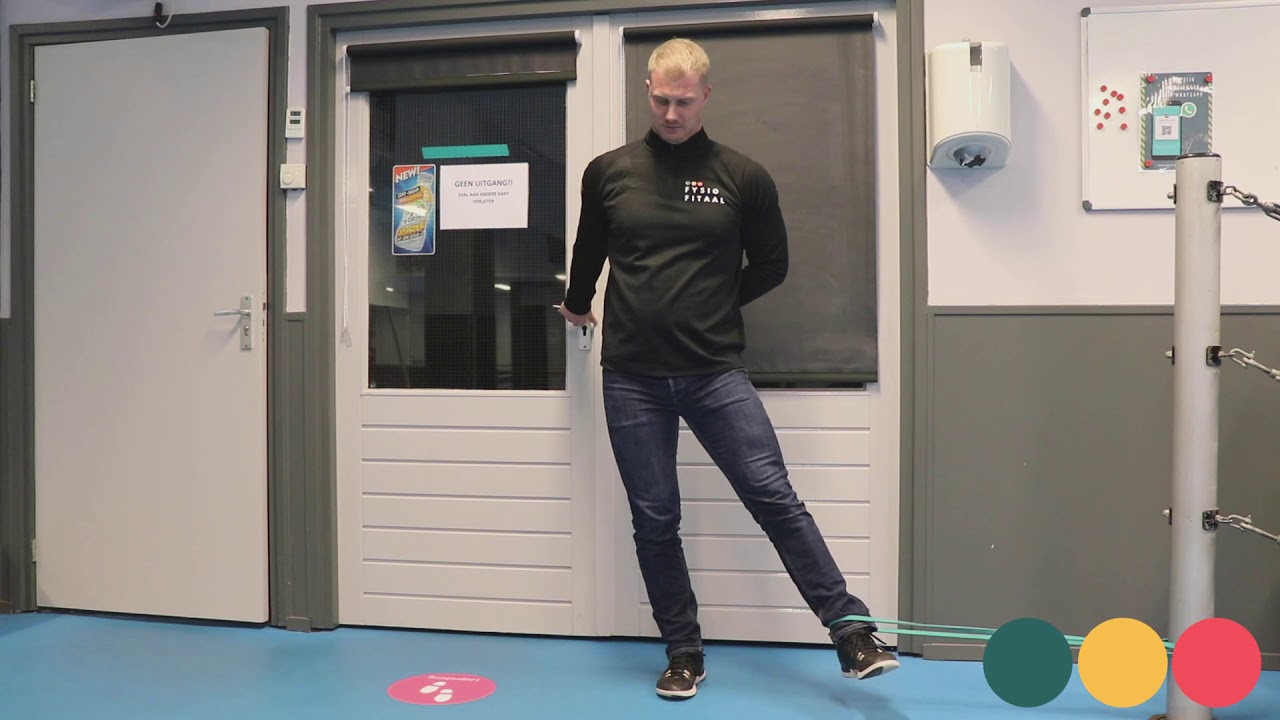 Video thumbnail: Adduction hip (dynaband) - instructional video