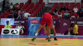 Semifinal GR - 75 kg: Juan Angel ESCOBAR (MEX) df. Luis Eduardo AVENDANO ROJAS (VEN), 7-3
