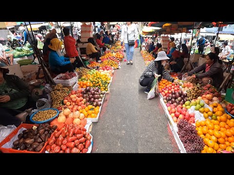 Amazing! Food Market Scenes - Fruits, Fish, Crabs, Fresh Vegetables, Frog, Chicken, Snake | Malen