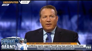 Eric Mangini EXPRESSED Conflicting reports suggest Prescott may have asked $40M/year | UNDISPUTED