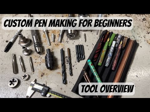 Custom Pen Making - Tool Overview,     Kitless Bespoke Pen Making Kitless Pens