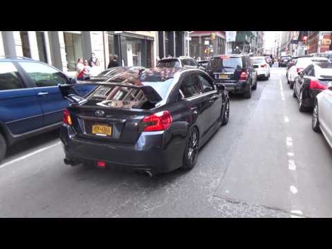 Insanely Loud Subaru WRX STI Terrorizes Soho!