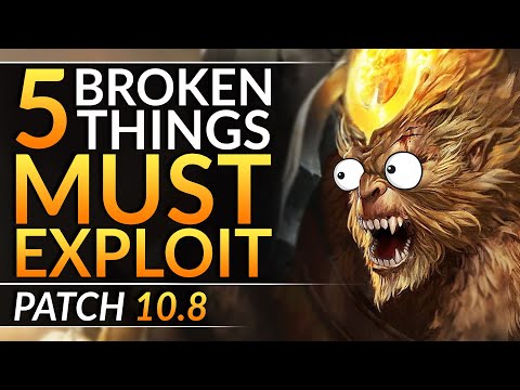 5 BROKEN Things You MUST EXPLOIT in Patch 10.8 - Pro Tricks to Win More | League of Legends Guide