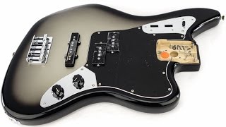 Video thumbnail for Fender Troy Sanders LOADED JAGUAR BASS BODY J Bass Guitar Parts Silverburst by The STRATosphere