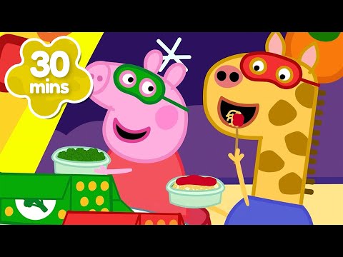 SUPERHERO FOOD 🦸‍♀️🍔 Peppa Pig Full Episodes | 20 Minutes