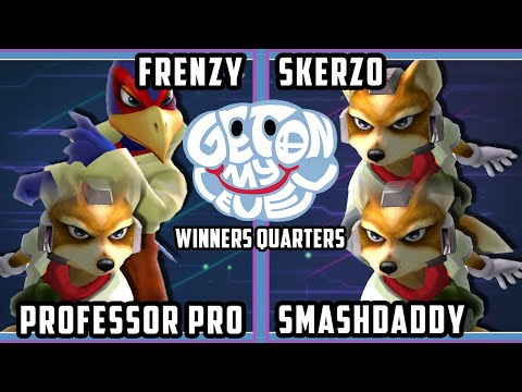 GOML 2022 Winners Quarters - Frenzy & Professor Pro Vs. Skerzo & Smashdaddy - SSBM Melee Tournament