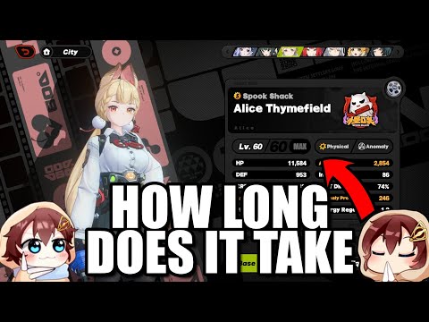 How long it takes to level a character in ZZZ