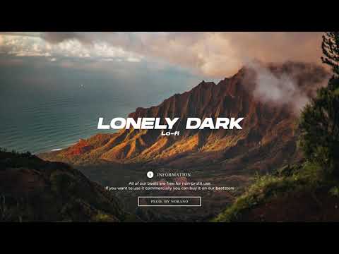 Melodic Rap Beat | ''LONELY DARK'' | Edo Saiya x Lo-fi type Beat | Guitar Instrumental 2022