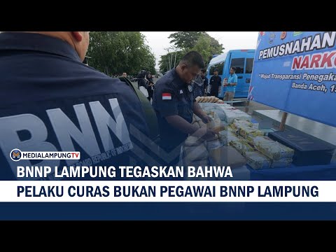 BNNP Lampung Tegaskan Bahwa Pelaku Curas Bukan Pegawai BNNP 