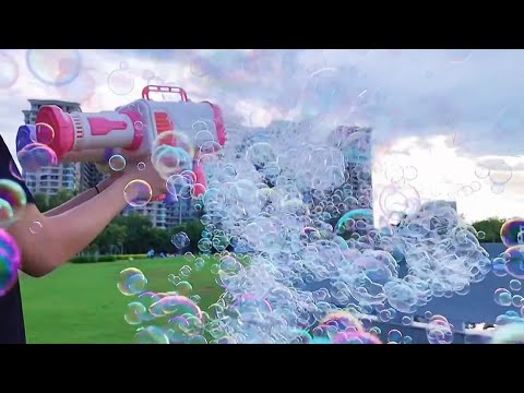 Biggest Bubble Machine Demo 2021- Rocket Launcher Bubble Machine