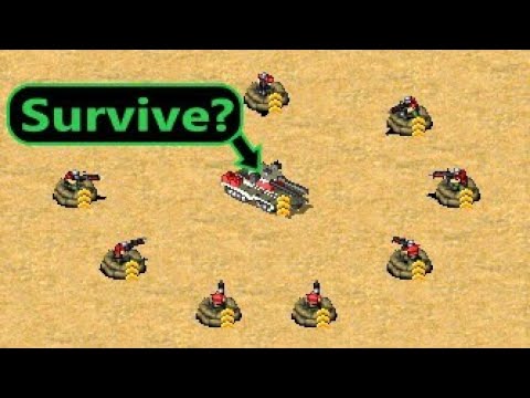 Can Tanks survive if Surrounded by Dep. Gi's - Red Alert 2