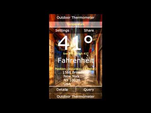 Outdoor Thermometer Video