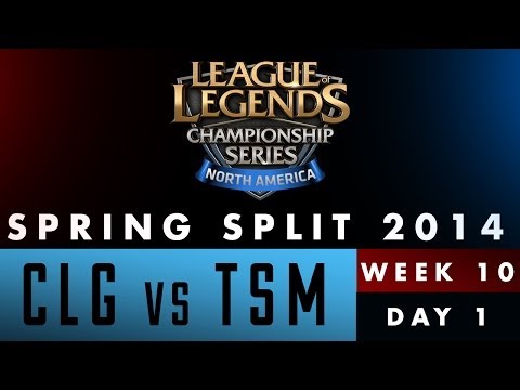 LCS NA Spring Split 2014 - CLG vs TSM - Week 10 Day 1