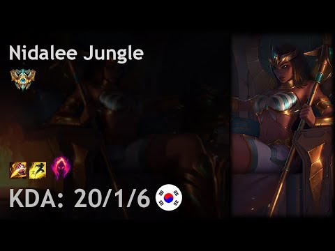 Nidalee Jungle vs Shyvana - KR Challenger Patch 7.24