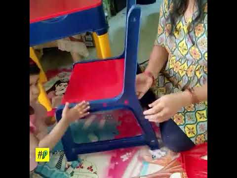 NILKAMAL APPLE JUNIOR'S STUDY TABLE SET l UNBOXING | Hashtag Preeti