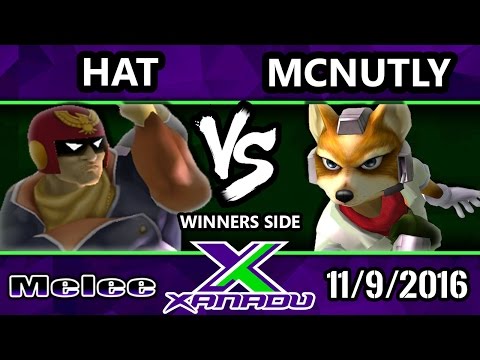 S@X 175 Hat (Captain Falcon, Marth) Vs. McNutly (Falco) - SSBM Tournament - Smash Melee