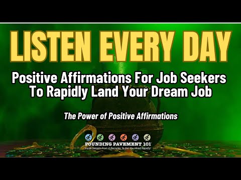Positive Affirmations for Job Seekers:  Happy St Patricks Day