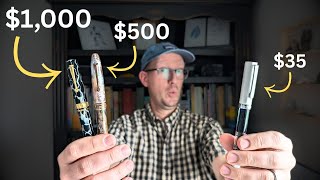 A $1000 Fountain Pen VS a $35 Fountain Pen - The Omas Paragon and Ogiva VS the TWSBI Eco