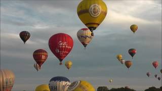 preview picture of video 'Montgolfiade 2012 Warstein Heißluftballone Zeitraffer HD'