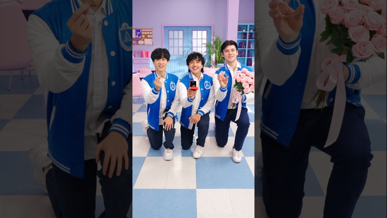 3 Boys Propose to 1 Girl 😱