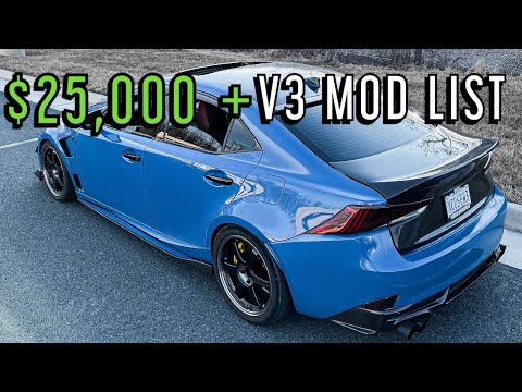 Lexus IS 350 Mod List | V3