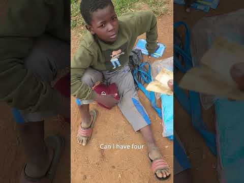 Supporting Young Boy Running his business In-front of the University