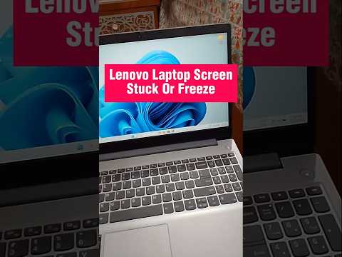 How To Fix Lenovo Laptop Screen Stuck Or Freeze Problem Windows 11 (SIMPLE TRICK)