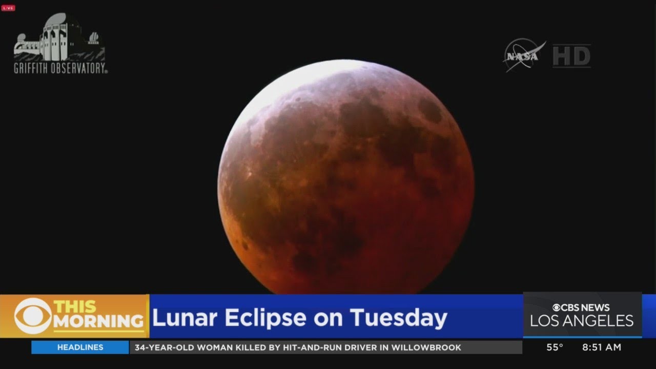 Total lunar eclipse will be visible Tuesday nationwide